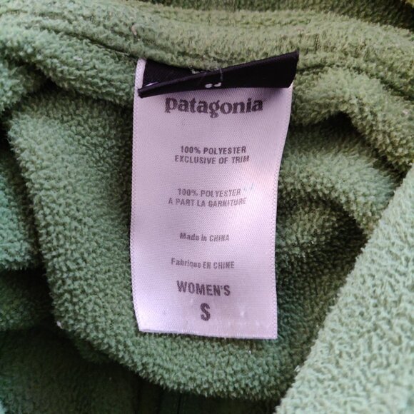 Patagonia Vintage 90s Women's Fleece with Hood - Full Zip - Picture 7 of 7